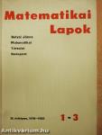 Matematikai Lapok 1978-1983/1-4.