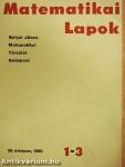 Matematikai Lapok 1980/1-4.