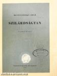 Szilárdságtan