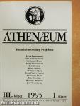 Athenaeum 1995. III. kötet 1. füzet