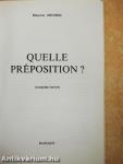 Quelle Préposition?