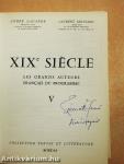 XIX. siécle - Les grands auteurs francais du programme