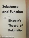 Substance and Function/Einstein's Theory of Relativity