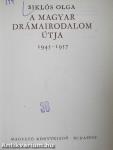 A magyar drámairodalom útja