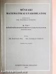 Műszaki matematikai gyakorlatok B. VII./2.