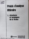 Précis d'analyse littéraire 1.