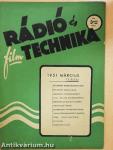 Rádió és filmtechnika 1951. március