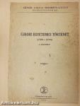 Újkori egyetemes történet 1870-1917 I-II.