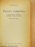 Villon Poésies complétes
