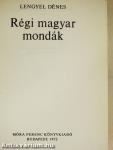 Régi magyar mondák