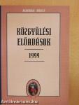 Közgyűlési előadások 1999 I.