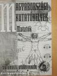 Magyarországi kutatóhelyek - Mutatók