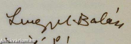 Egy magatartás története (dedikált példány)