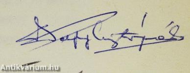 A magyar földmérés és térképészet (kétszeresen dedikált példány)