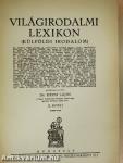 Világirodalmi Lexikon I-III.