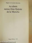 Az elmés nemes Don Quijote de la Mancha