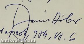 Kenyér és gyertyaláng (dedikált példány)