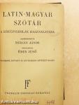 Latin-magyar szótár