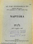 Az 5746. zsinagógai év naptára