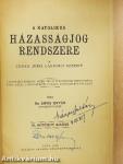A katolikus házasságjog rendszere