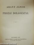 Arany János prozai dolgozatai