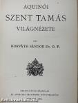 Aquinói Szent Tamás világnézete