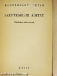 Szeptemberi áhitat