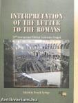 Interpretation of the Letter to the Romans