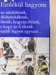 Emlékül hagyom