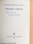 Quintus Horatius Flaccus összes versei