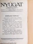 Nyugat 1919. december