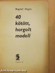 40 kötött, horgolt modell