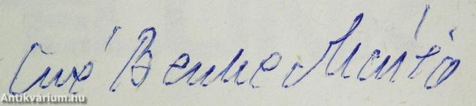 Életünk és ételünk (dedikált példány)