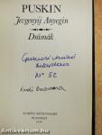 Jevgenyij Anyegin/Drámák