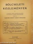 Bölcseleti Közlemények 3.
