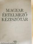 Magyar értelmező kéziszótár