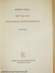 Hét Bagoly/Boldogult úrfikoromban