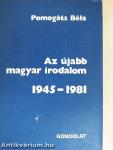 Az újabb magyar irodalom 1945-1981