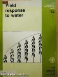 Yield response to water