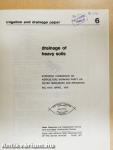 Drainage of heavy soils