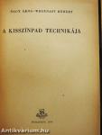 A kisszínpad technikája
