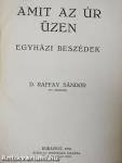 Amit az úr üzen I.