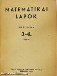 Matematikai lapok 1963/3-4.