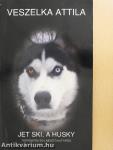 Jet ski, a husky