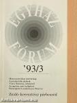 Egyházfórum 1993/3.