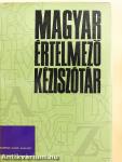 Magyar értelmező kéziszótár