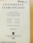Conference Terminology