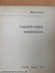 Legújabb magyar anekdotakincs
