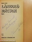 Lángoló rácsok (dedikált példány)