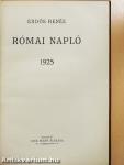 Római napló 1925
